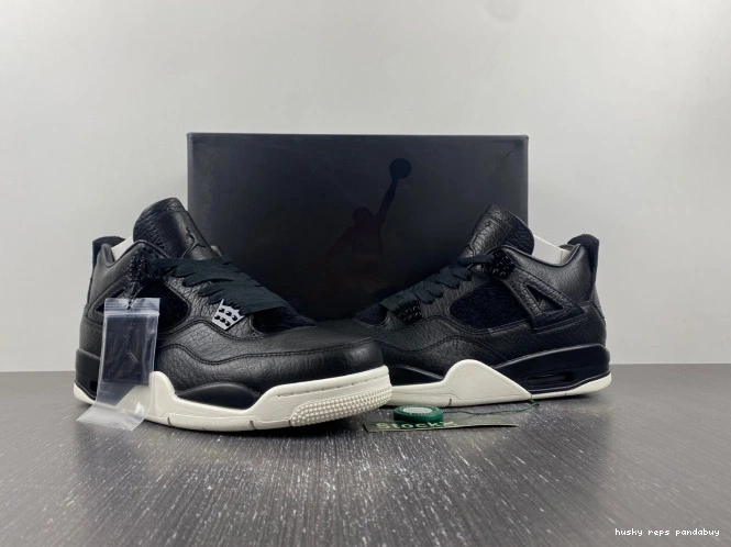 Rep Husky 819139-010 Jordan Hair Black 4 Retro Pony 0713